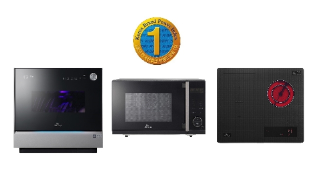 (사진=SK매직) SK매직, 한국산업의 브랜드파워(K-BPI) 수상제품 (좌로부터 트리플케어 식기세척기, 올인원 복합오븐 레인지, 터치온 플렉스 하이브리드 인덕션)