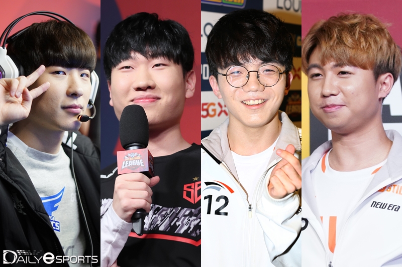 박화스의 전대웅, 박현수, 배성빈, 최영훈(왼쪽부터).