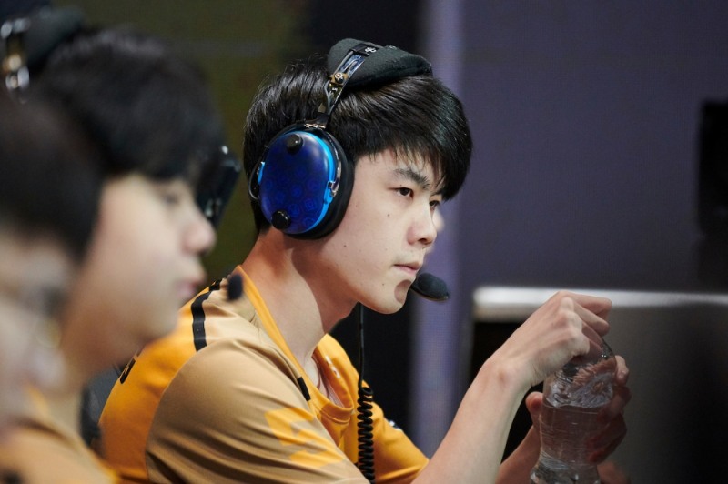 청두 헌터즈의 메인 탱커 'Ameng' 딩멍한(사진=블리자드 엔터테인먼트 제공).