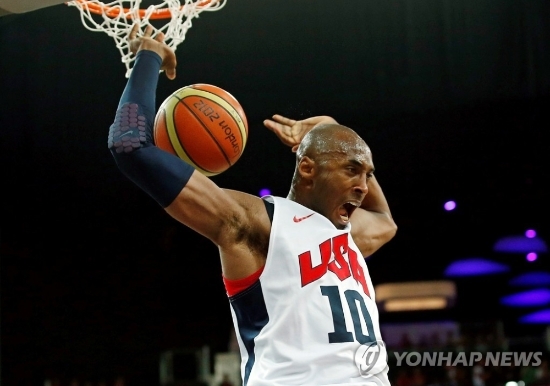 코비 브라이언트. 연합뉴스 자료사진