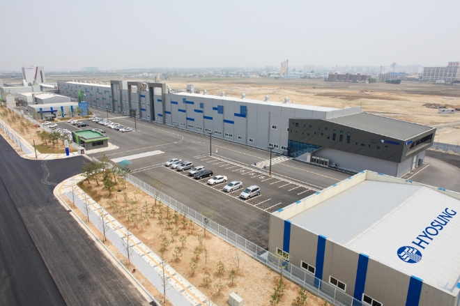 (사진=효성) 효성첨단소재 전주 탄소섬유 공장전경