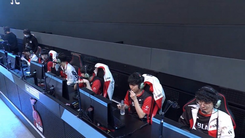 O2 블라스트(사진=중계 방송 캡처).