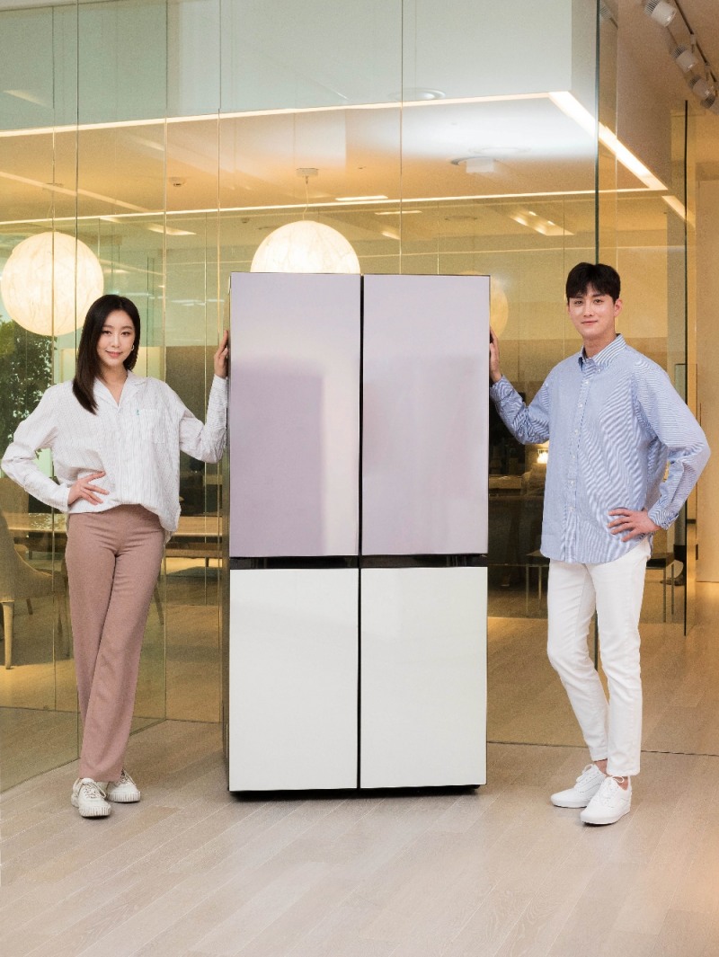 삼성전자, 소비자 취향에 따른 선택 폭 넓힌 '비스포크' 냉장고 선보여