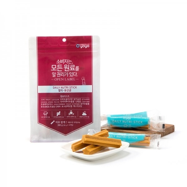 오요요, 강아지용 유산균 간식 ‘데일리 뉴트리스틱 멀티유산균’ 출시