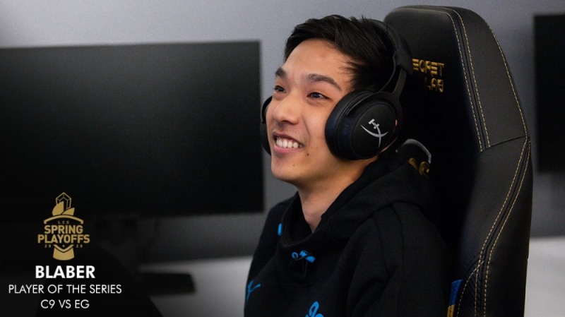 준결승전 MVP로 뽑힌 정글러 'Blaber' 로버트 후앙(사진=LCS 공식 SNS 발췌).