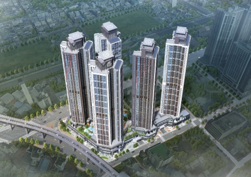 '힐스테이트 도원 센트럴' 조감도 / 이미지 제공 = 현대건설