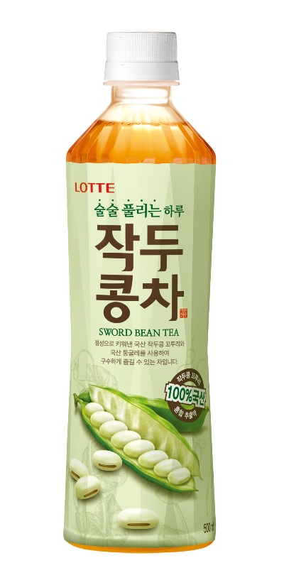 100% 국산 작두콩 꼬투리 사용으로 더 구수하게... '술술 풀리는 하루 작두콩차'