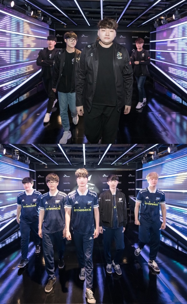 LCK 2020 서머 승강전 승자전에서 대결하는 서라벌 게이밍(위)와 다이나믹스(사진=라이엇 게임즈 제공).