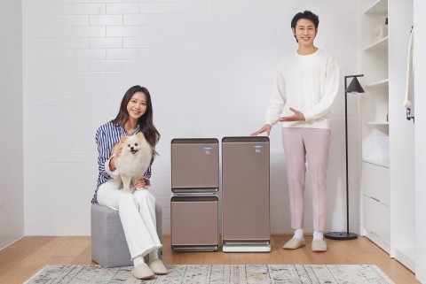 사진=삼성전자가 반려동물을 키우는 가정에 최적화된 펫케어 전용 공기청정기를 출시한다