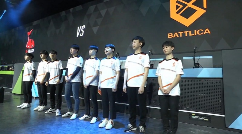 배틀리카(사진=중계 방송 캡처).