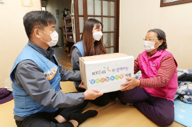 (사진=KT&G) 상상나눔 도시락 지원 사업 관련