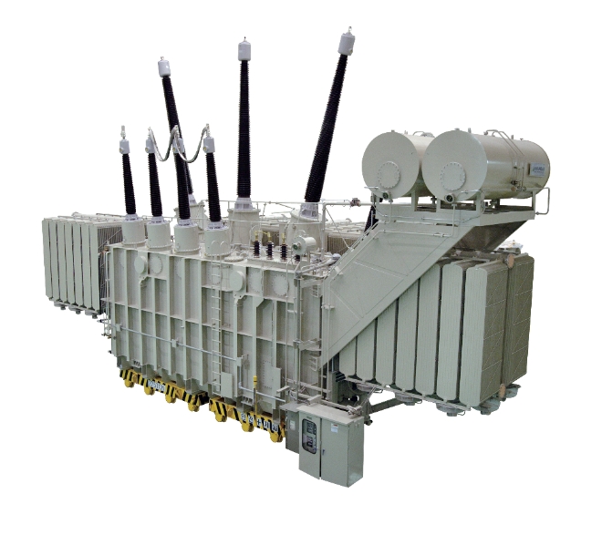 (사진=현대중공업 그룹) 현대일렉트릭이 제작한 전력변압기 사진