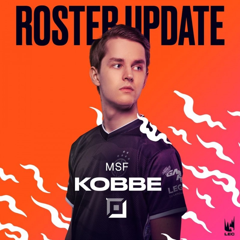 'Kobbe' 캐스퍼 코베럽, 미스피츠 합류하며 LEC 복귀
