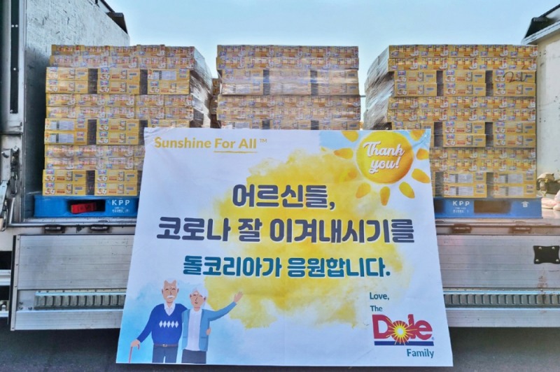 돌코리아, 코로나19 극복 취약계층·의료진 대상 제품 기부