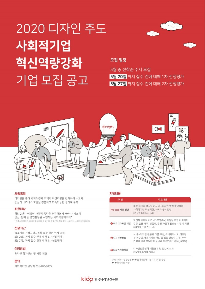 한국디자인진흥원, 사회적 혁신기업 발굴 육성 지원