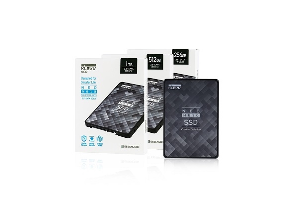 에센코어 자사 브랜드 클레브, DRAM 내장형 SSD 'NEO N610 2.5” SATA SSD' 출시 앞둬