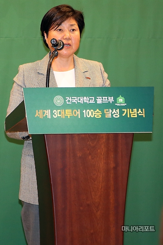 강춘자 한국여자프로골프투어 공동 대표. 