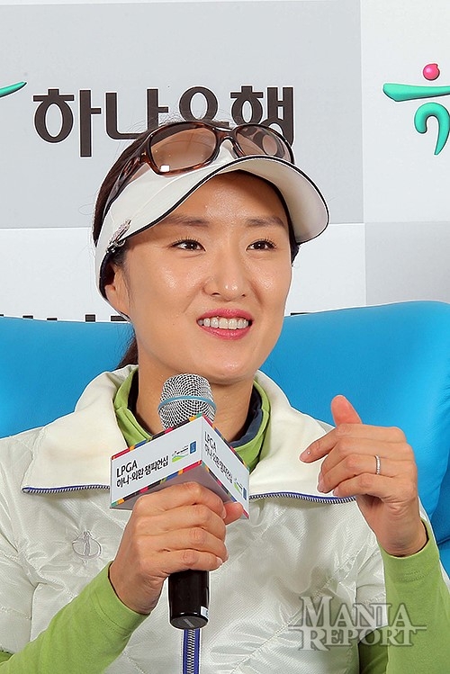 현역 은퇴 직전의 박지은.