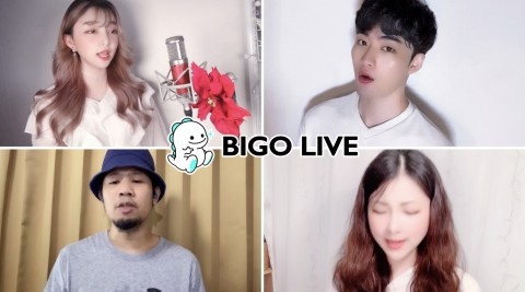비고라이브 한국 BJ들이 ‘We are the world’를 함께 부르고 있다