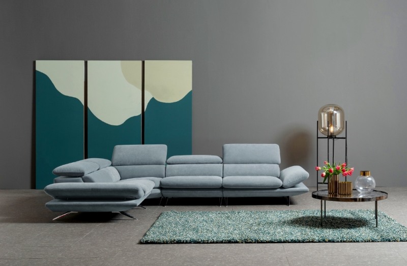 에싸, 신제품 버넷 4인 코너형 기능성 카시미라 패브릭소파 출시