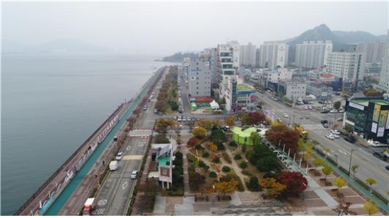 남도음식거리 조성사업 대상지로 선정된 목포평화광장 일원/사진=목포시