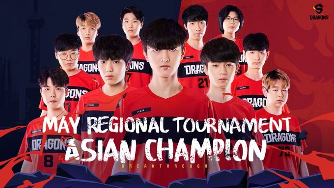 상하이 드래곤즈(사진=팀 공식 SNS).