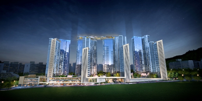 (사진=대림건설) 아크로 리츠카운티 투시도