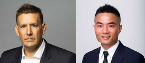 사진=한국일〮본 지역 본부장 리차드 지메시(Richard Gyimesi (좌), 중국 총괄 켈빈 판(Kelvin Pan, (우)