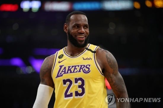 LA 레이커스 르브론 제임스.
