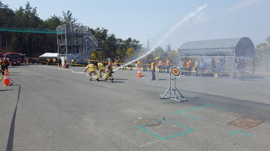 전라남도 소방기술경연대회 모습/사진=전남도청