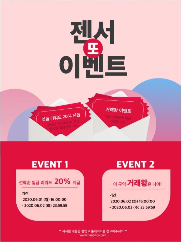 젠서(XSR), 암호화폐 거래소 ‘한빗코’ 2일 상장