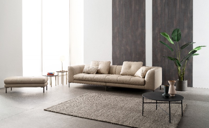 사진=로랑 3.5인 천연면피 소가죽소파