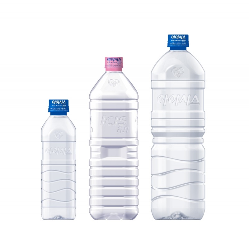 롯데칠성음료, 환경을 위한 無라벨 생수 제품군 강화... 아이시스 ECO 출시