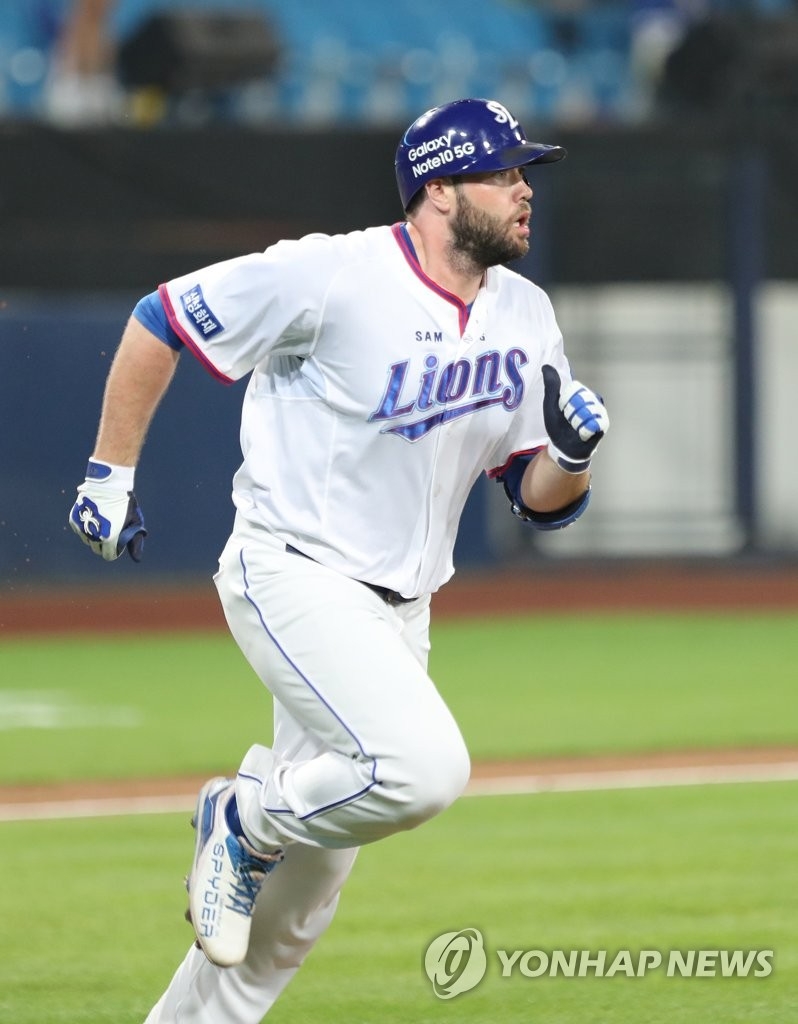 지난 시즌까지 프로야구 삼성 라이온즈에서 뛰었던 다린 러프. 현재는 MLB 샌프란시스코 자이언츠 소속이다.