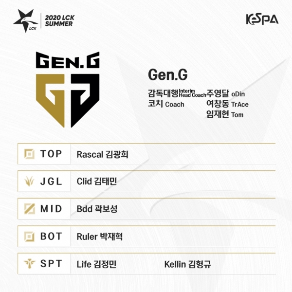 롤파크의 여름을 불태울 선수는 누구?...LCK 서머 로스터 발표