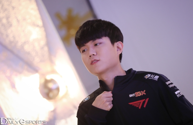 T1의 정글러 '커즈' 문우찬.