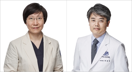 사진=왼쪽부터(가톨릭대학교 서울성모병원 소아외과 정재희 교수, 여의도성모병원 외과 백광열 교수)