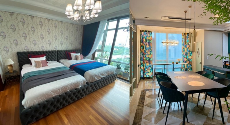 침실과 주방 모습 /이미지제공 일바