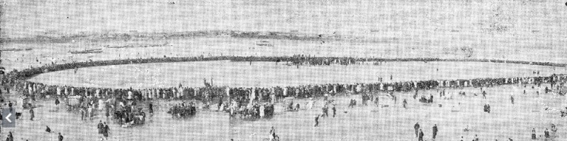 관서체육회가 1931년 1월 대동강 위에서 개최한 빙상대회 경기장을 관중들이 완전히 둘러싸고 있다. 이렇듯 관서체육회는 평양을 중심으로 한 이북지방 체육의 중심역할을 했다.