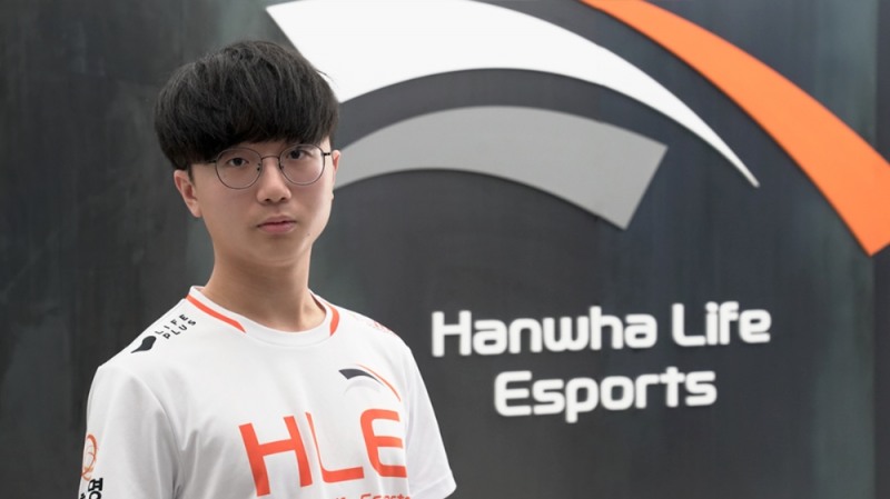 한화생명e스포츠의 톱 라이너 '두두' 이동주(사진=팀 공식 SNS).