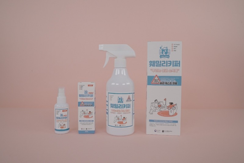 코로나19 바이러스 30초만에 잡는 에스넷 살균소독제 '훼밀리키퍼'