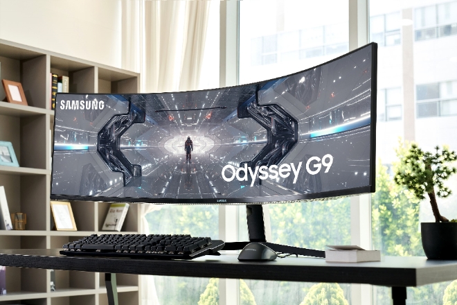 (사진=삼성전자) 삼성전자 커브드 게이밍 모니터 ‘오디세이(Odyssey) G9’ 49형 신제품 사진