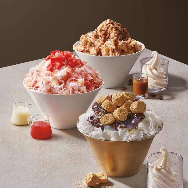 사진, 폴 바셋이 출시한 빙수 3종