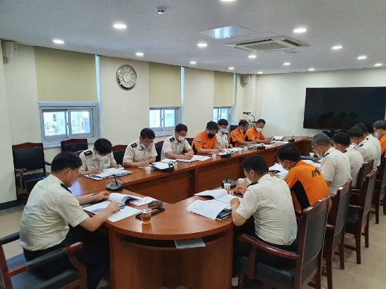 무안소방서 상반기 업무결산 보고회/사진=무안소방서