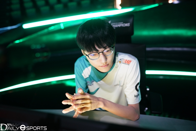 담원 게이밍의 톱 라이너 '너구리' 장하권.