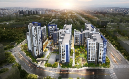 용인 수지 보원아파트 조감도 / 이미지제공 = 포스코건설