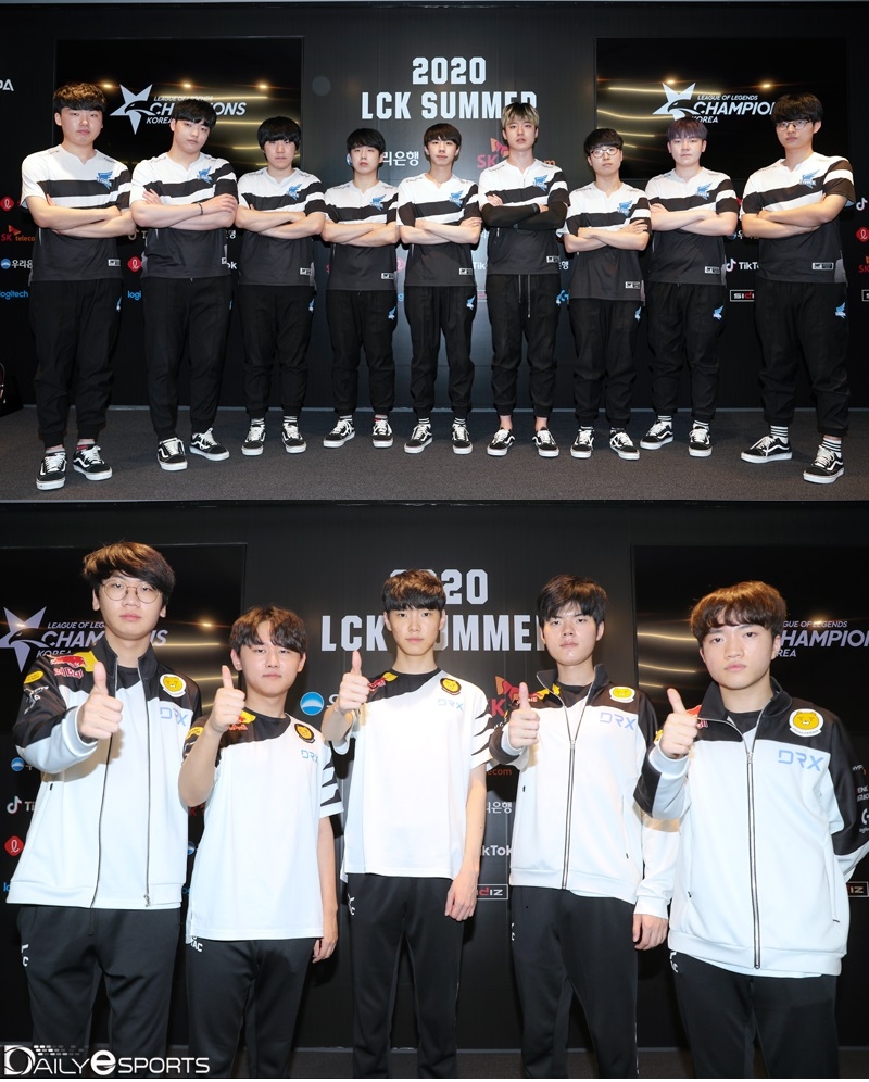 아프리카 프릭스(위)와 DRX.