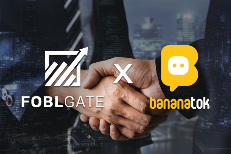 포블게이트, ‘바나나톡’과 업무협약 체결