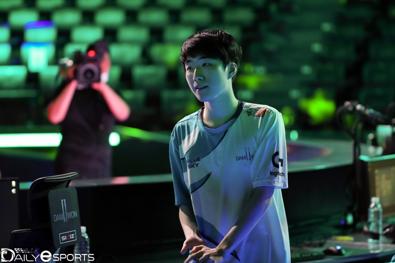 담원 게이밍의 원거리 딜러 '고스트' 장용준.