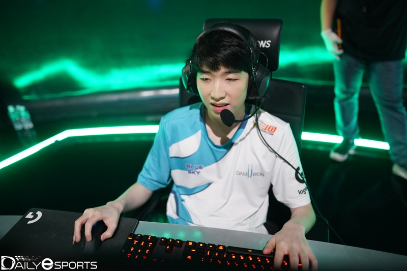 담원 게이밍의 원거리 딜러 '고스트' 장용준.